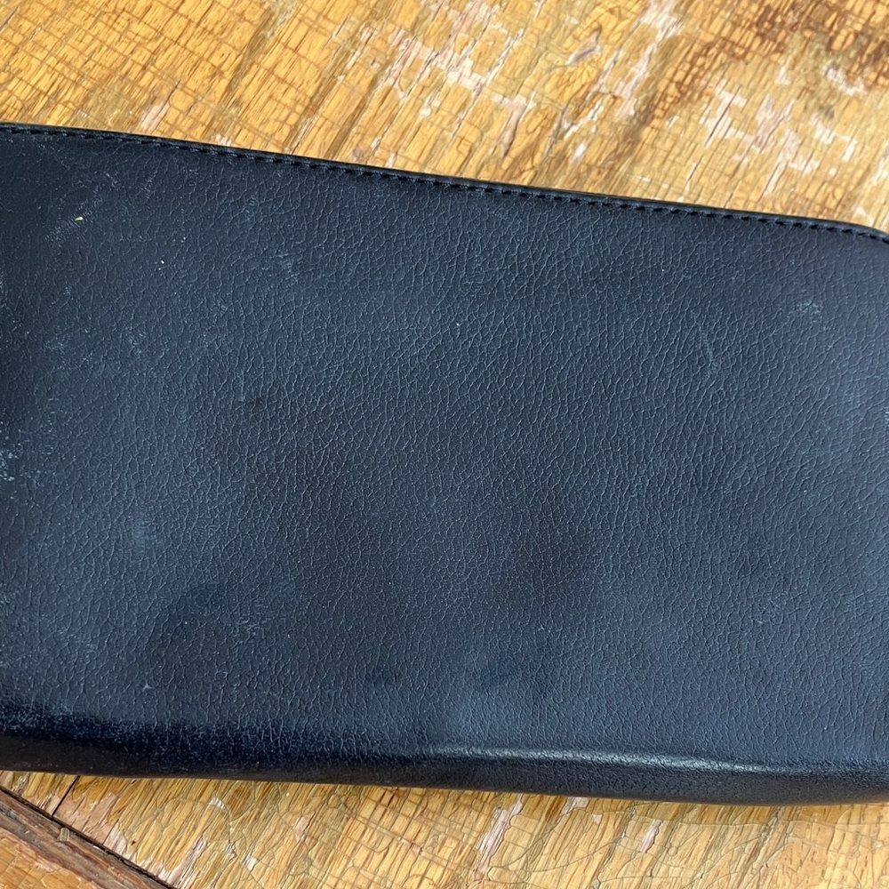 See By Chloe Black Leather Wallet with Gold Accents - Picture 3 of 5